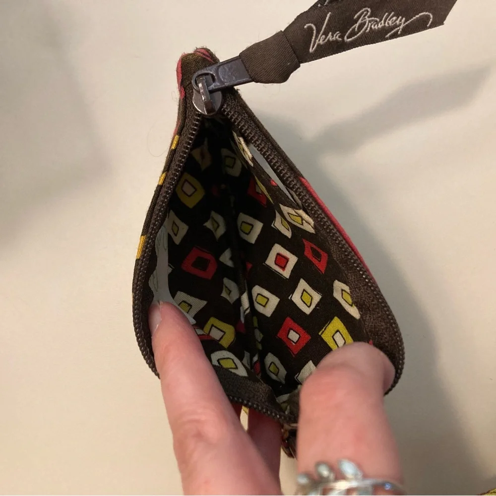 Vera Bradley Puccini Quilted Tote Bag with a Matching Keychain Wallet.